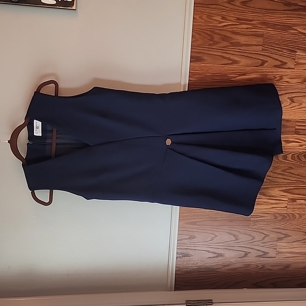OSMAN navy blue dress, size 8